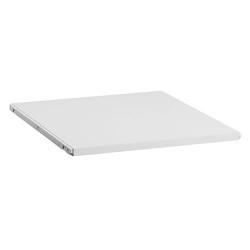 elfa Top Track System - Click In White Edged Melamine Board/Shelf - 449 x 502 x 20mm - White