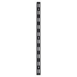 Altro Twin Slot Shelf Wall Upright - 500mm Length - Black