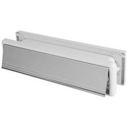 Yale Seal Letter Plate - 265 x 70mm - Door Thickness 40-80mm - Satin Aluminium