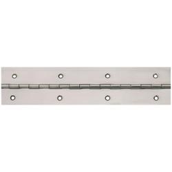 Altro Continuous Piano Hinge - 1800 x 25 x 1mm - Polished Stainless Steel