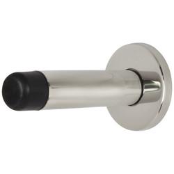 Hampstead Concealed Fixing Projection Door Stop - 70mm Projection - Polished Chrome