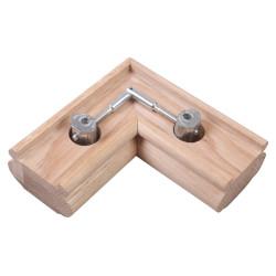 Zipbolt QT11 600 Full Mitre Stair Handrail Connector - 8 x 135mm