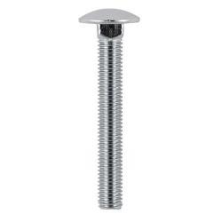 TIMCO Carriage / Coach Bolt - M10 x 100mm - A2 Stainless Steel - Pack of 5