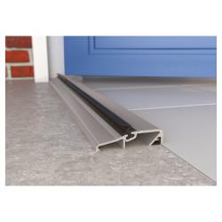 Exitex Narrow Slimline Threshold - 1829mm Length - Inward/Outward Opening Doors - Mill Aluminium