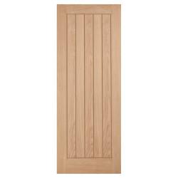 LPD Belize 5 Panel Unfinished Solid Internal FD30 Fire Door - 1981 x 838 x 44mm - Oak