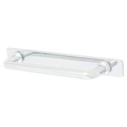 Crofts & Assinder Banbury 21mm D-Bar Cabinet Pull Handle - 128mm Centres - Polished Chrome