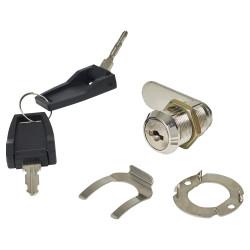 Cam Lock - 19 x 26mm - Keyed to Differ - Nickel Plated