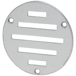 Touchpoint Circular Slotted Vent - 76mm - 900mm² Free Air Flow - Satin Aluminium