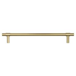 CRES by Frelan Satin Brass 20mm T-Bar Door Pull Handle - Screw Fix - 425 c/c
