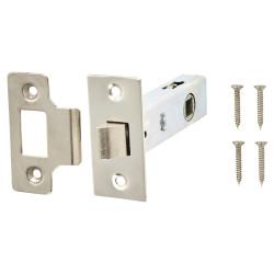 Touchpoint Budget Tubular Latch - 78mm Case - 57mm Backset - Square - Nickel Plated