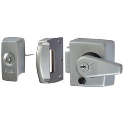 ERA BS3621:2007 Double Locking Nightlatch - 40mm Backset - Satin Chrome Case/Cylinder
