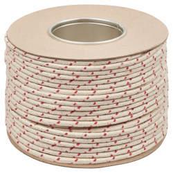 Everlasto No.2 Red Spot Waxed Cotton Sash Window Cord - 6mm Diameter - 100m Coil