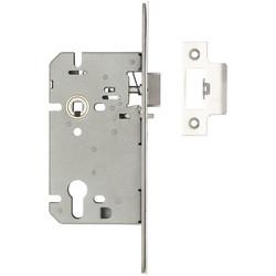 Altro Architectural DIN Euro Mortice Nightlatch - 85mm Case - 60mm Backset - Stainless Steel