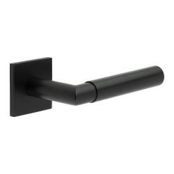 CRES by Frelan Black Fixed Dead Door Handles on Square Rose - CR-102 Range