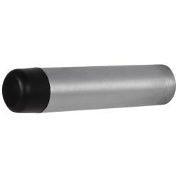 Altro Cylinder Pattern Projection Door Stop - 70mm Projection - Satin Chrome
