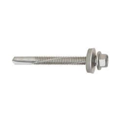 TIMCO Self Drilling Screw for Heavy Section Steel - With Washer - 5.5 x 55mm - Pack of 100