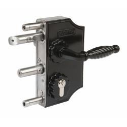 Locinox LAKQ H2 Heavy Duty Gate Lock Kit - 160 x 30 x 91mm - Black