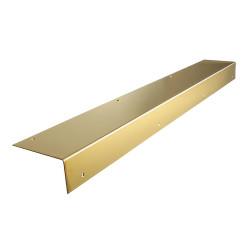 Hampstead Solid Brass Angle Door Step - 825 x 100mm - Polished