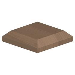 FenceMate Fence Post Caps for 3" / 75mm Posts - Brown