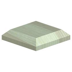 FenceMate Fence Post Caps for 3" / 75mm Posts - Green