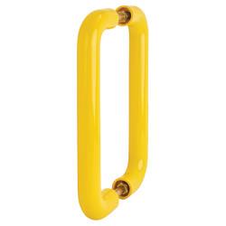 Hoppe AR602/220 Golden Yellow Nylon D-Bar Door Pull Handles - Back to Back - 220mm c/c