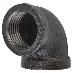 Altro 1/2" Pipe Shelving Iron 90° Elbow Pipe Connector - Grey