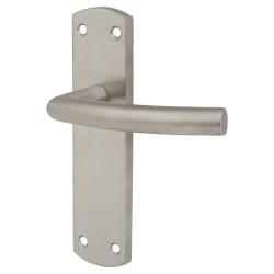 Altro Satin Stainless Steel Arched Latch Door Handles - 172 x 44mm