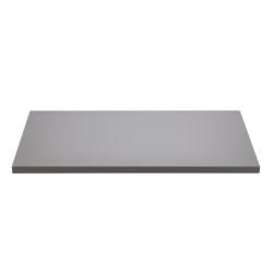 elfa Garage+ Storage Top Track System - Tall Storage Cabinet Shelf - 841 x 477 x 24mm - Matt Grey