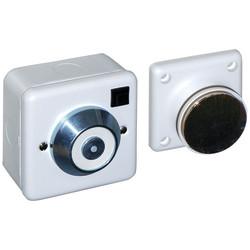 Geofire Wall Mounted Magnetic Fire Door Holder - White
