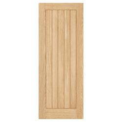 LPD Belize 5 Panel Pre-Finished Solid Internal Door - 1981 x 457 x 35mm - Oak