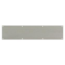 Altro Stainless Steel Kick Plate - 860 x 150 x 1.2mm - 8 Screw Holes - Satin