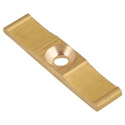 Touchpoint Turn Button Cabinet Catch - 36.5 x 12 x 7.5mm - Polished Brass - Pack of 5