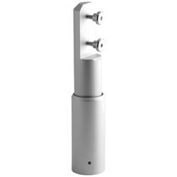 Premier Toilet Cubicle Partition Leg - 12-21mm Panels - Satin Anodised Aluminium
