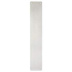 Touchpoint Aluminium Plain Finger Plate - 600 x 100 x 3mm - Satin Anodised