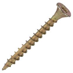 Reisser Cutter Pozi Countersunk Wood Screws - 4.5 x 45mm - Yellow Zinc - Pack of 200