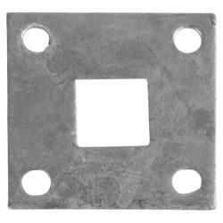 Monkey Tail 16mm Gate Bolt Socket - Flat Keep - 51mm Length - Zinc Plated