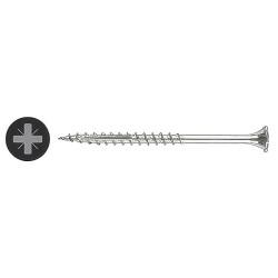Reisser Cutter Pozi Countersunk Wood Screws - 4.0 x 70mm - Bright Zinc Plated - Pack of 200