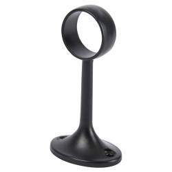 Rothley 25mm Wardrobe Hanging Rail Centre Bracket - Matt Black