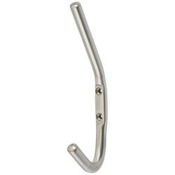 Hampstead Single Bar Hat & Coat Hook - 150 x 10mm - Satin Stainless Steel