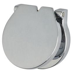 ERA Budget Lock Escutcheon and Sprung Cover - 27mm - Polished Chrome