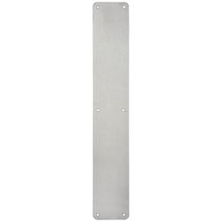 Altro Stainless Steel Plain Finger Plate - 450 x 75 x 1.5mm - Satin