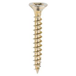 TIMCO Classic Pozi Countersunk Wood Screws - 4.0 x 30mm - Yellow Zinc - Pack of 200