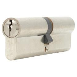 Yale 6 Pin 100mm Euro Double Cylinder - 50 + 50mm - Satin Nickel - Keyed to Differ