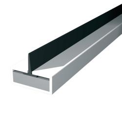 Pyroplex Single Centre Flipper Intumescent Strip - FD30 - 10 x 4 x 2100mm - White - Pack of 10