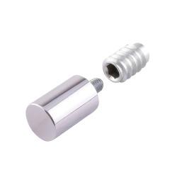 Bramah Rola Removable Egress Sash Window Stop - Polished Chrome - 10 Body + 20 Inserts
