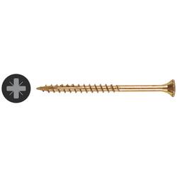 Reisser Cutter Pozi Countersunk Wood Screws - 4.0 x 60mm - Yellow Zinc - Pack of 200