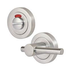 Hampstead T-Bar Bathroom Turn & Release with Indicator - 50 x 75 x 40mm - Satin Chrome