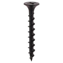 TIMCO Coarse Thread Bugle Head Drywall Screws - 3.5 x 25mm - Dark Grey Phosphate - Pack of 1000