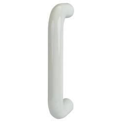 Hoppe AR602/300 Diamond White Nylon D-Bar Door Pull Handle - Bolt Fix - 300mm c/c