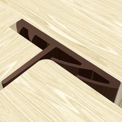 Norsound 710SR Perimeter Seal - 2100mm Length - Brown - Pack of 5